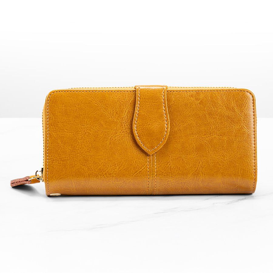 Bright Marigold Wallet and Card Holder